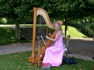 Sheila Watts harpist for weddings London and South East